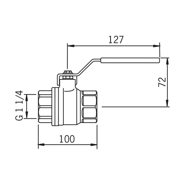 Palloventtiili Messinki 11/4 Sk Pn25 400032 [3713507] |
