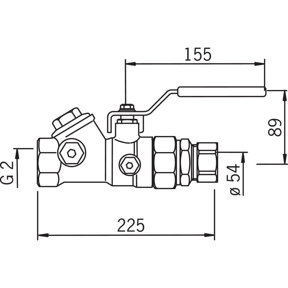 Oras Pumppuventtiili Dn50 - 413054 [4012156] |