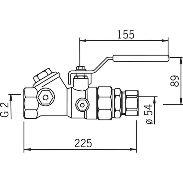Oras Pumppuventtiili Dn50 - 413054 [4012156] |