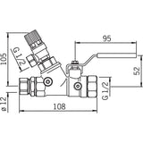 Syöttöventtiili Oras Dn15 - 414012 [4012304] |