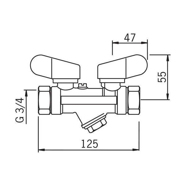 Täyttöventtiili Dn20 - 416020 [4012206] |