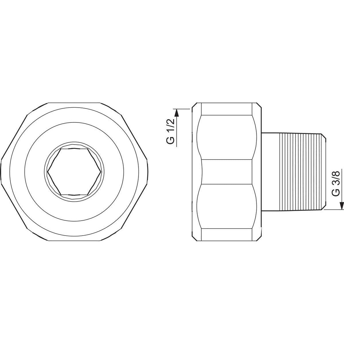 Patteriventtiilin Liitin Dn15/10S Kova Stabila 435550 [4032712] |