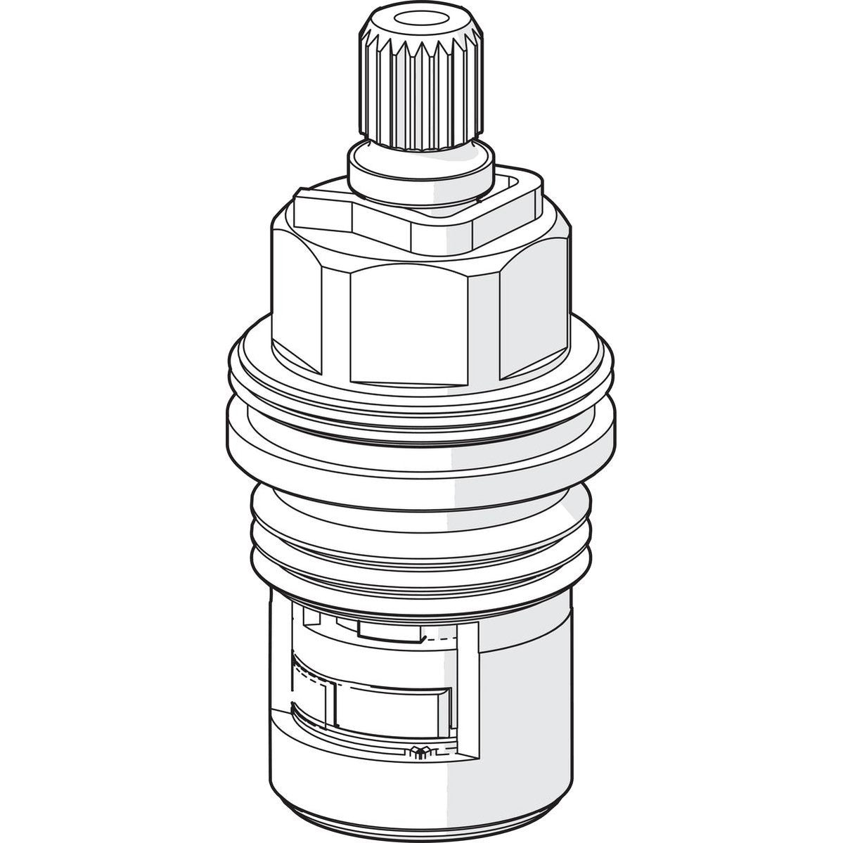 Karapesäke keraaminen Käyttöventtiili Oras 109098 6421503