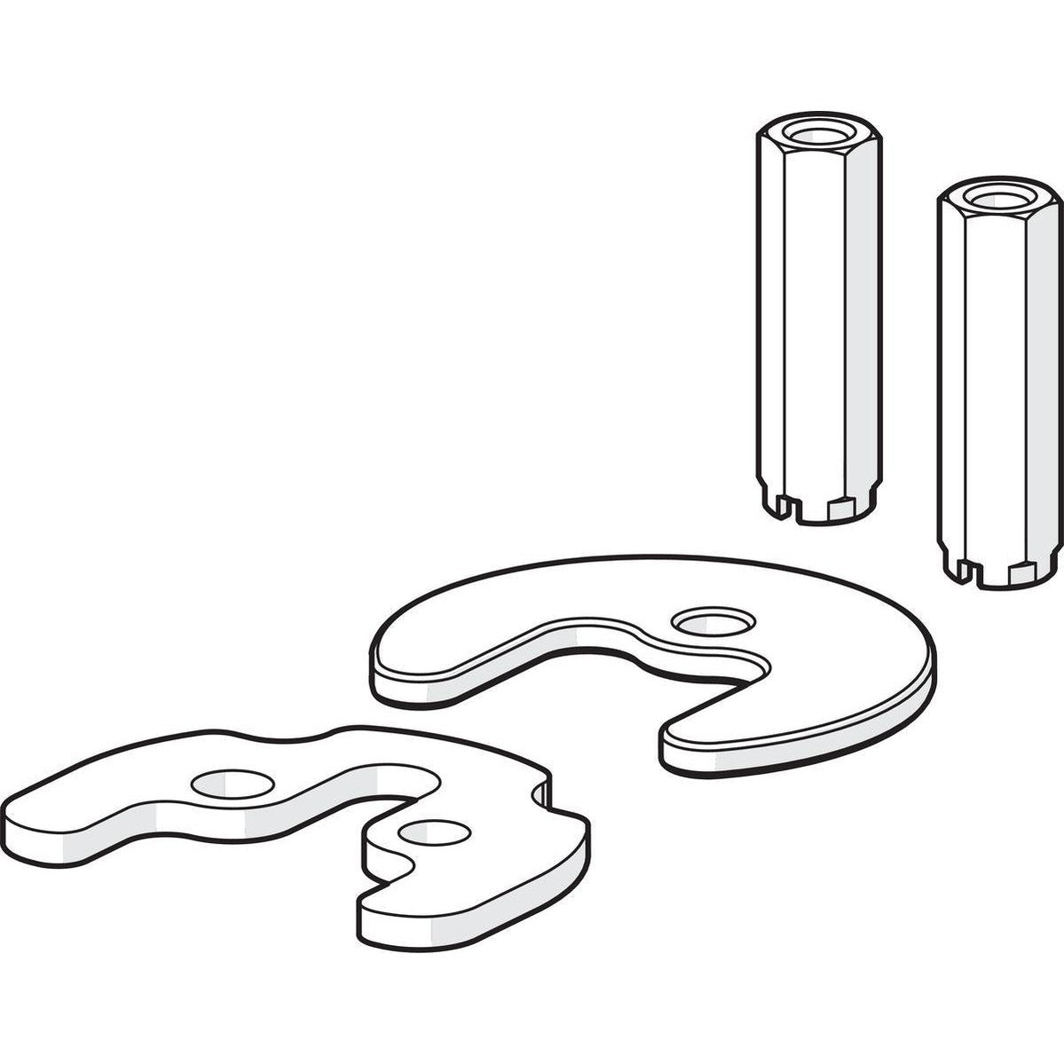 Kiristyslevy mutterein Oras 158697 6420358