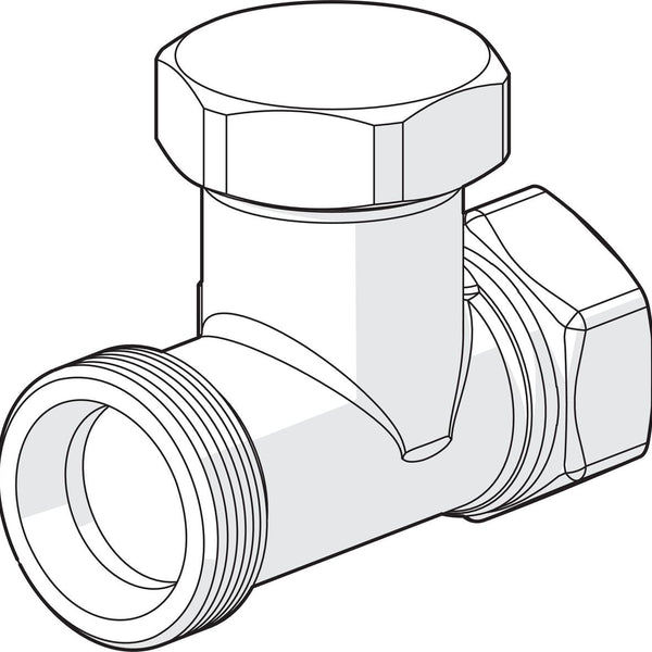 Paluuventtiili 443510 Oras Stabila Pro DN 10, L=50 suora [4032034]