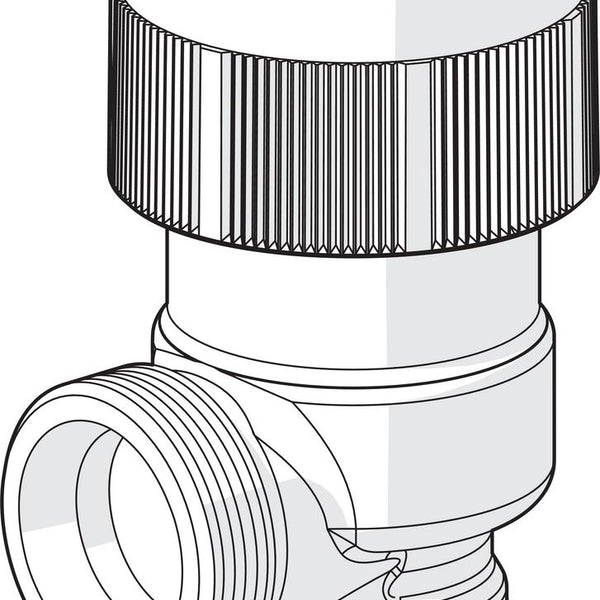 Patteriventtiilin Runko Dn10 Kulma Stabila L=23 H=20 [4032029]