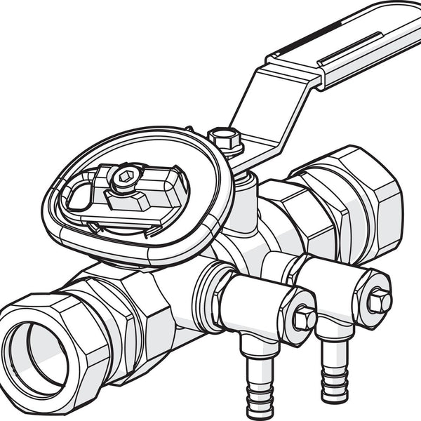 Linjasäätöventtiili Lvk Dn15. Cu15- 412015 [4012106]