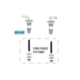 Saranat IDO Glow istuinkannen saranat Trevi / Glow Z9119700001 QR ja kiinteä [5711139] |