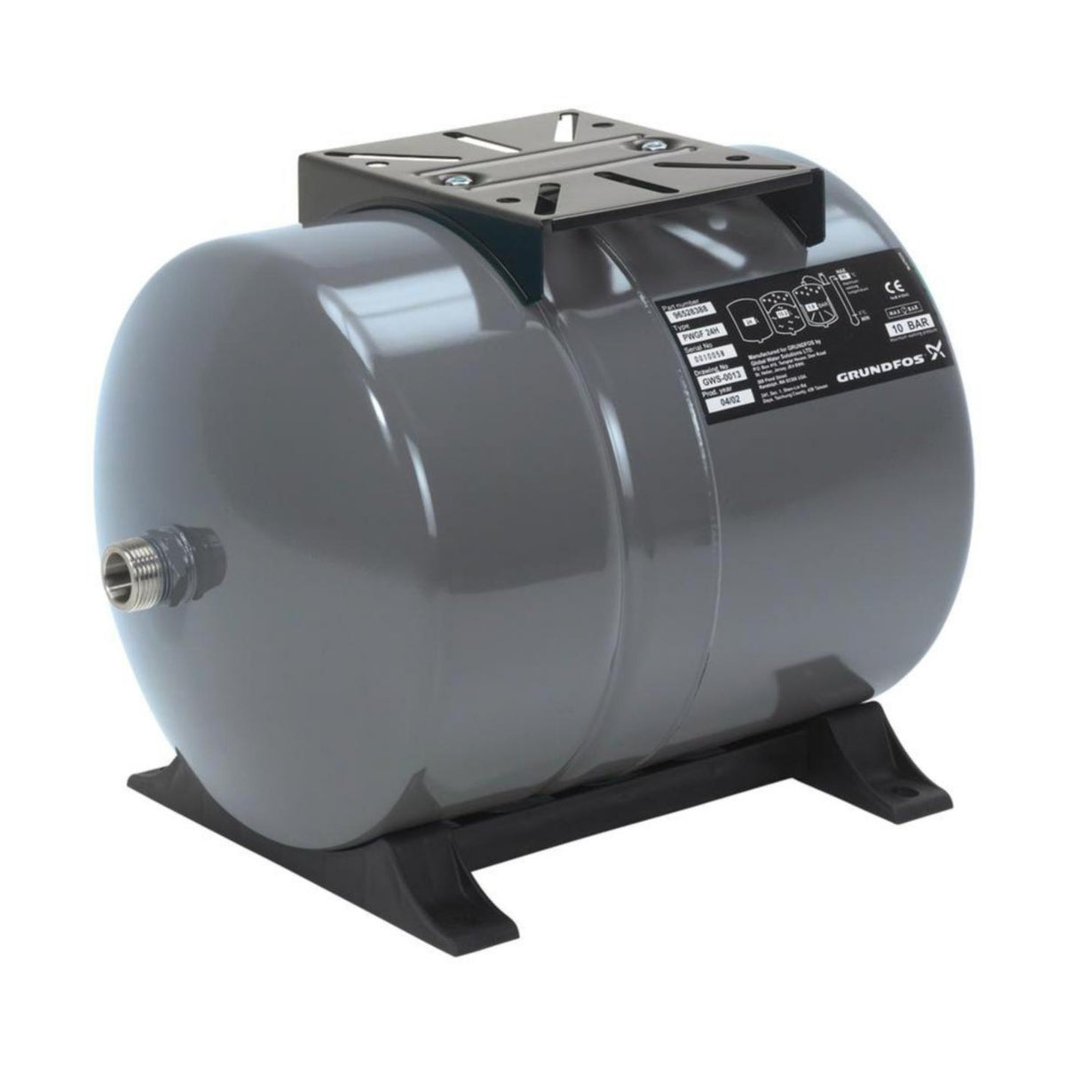 Kalvopainesäiliö Gt-H-24 Pn10 G1 H Grundfos 3436633