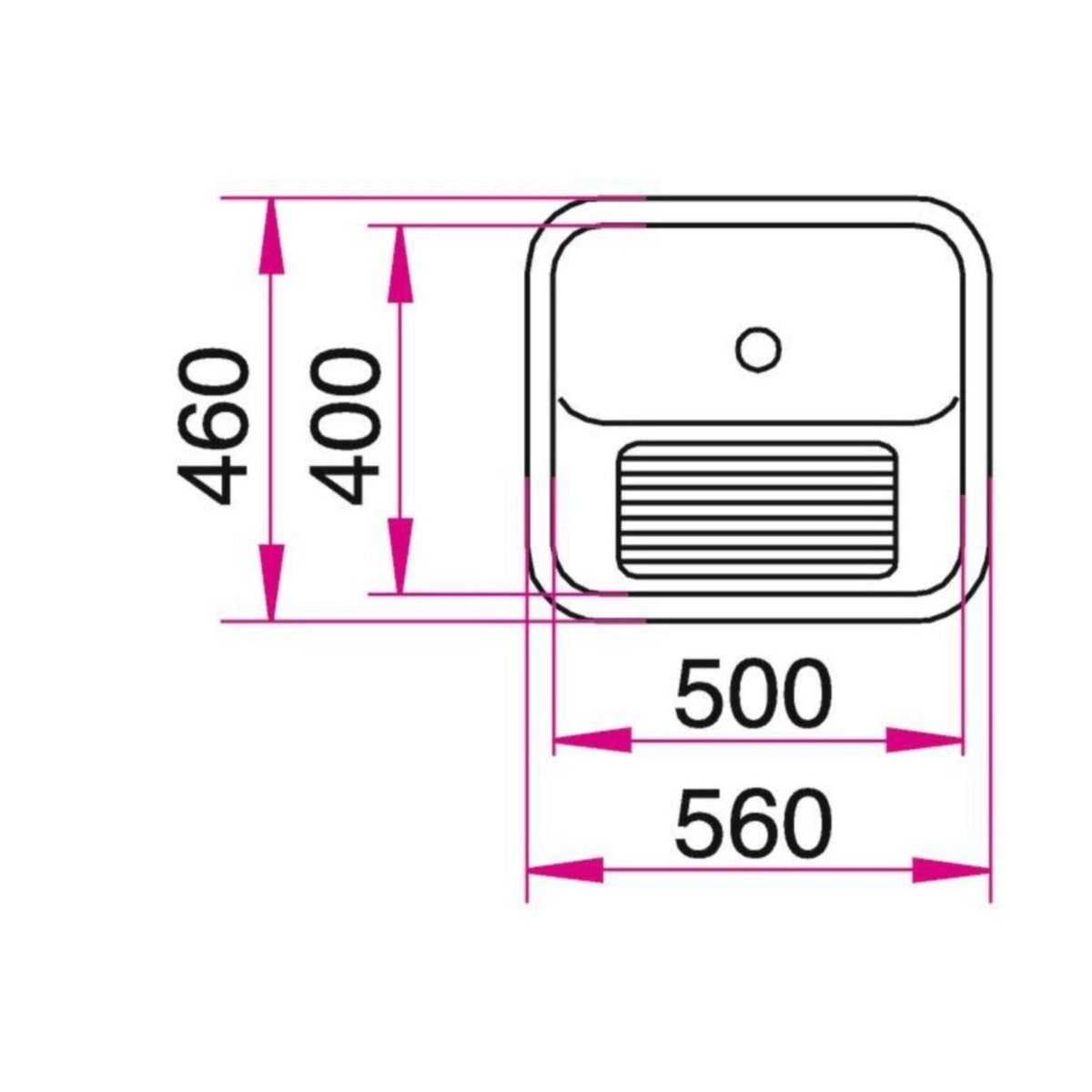 Pyykkiallas Stala P - 59071U 560x460 mm rst [5922140] |