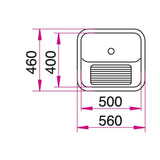 Pyykkiallas Stala P - 59071U 560x460 mm rst [5922140] |