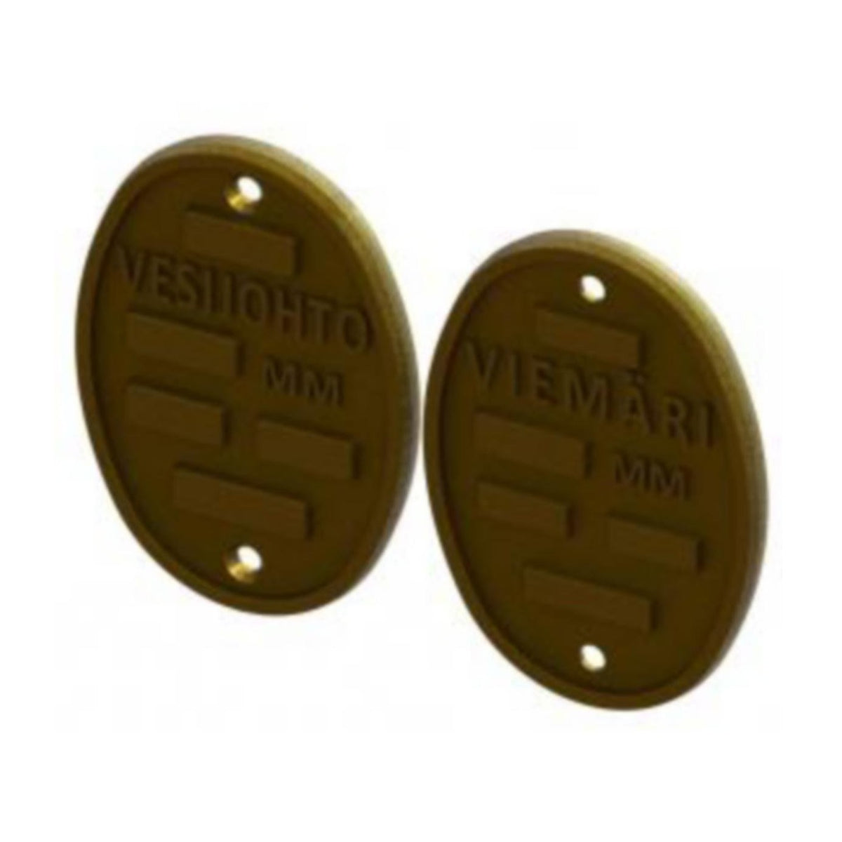 Merkintäkilpi Messinkiä Vesi/Viemäri Hela 4014 [3272061] |