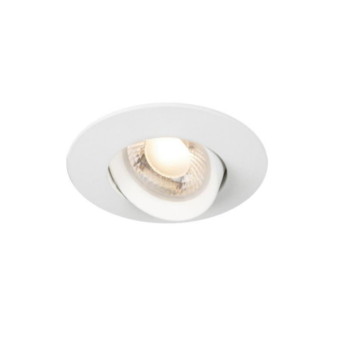 Downlight Comfort Twist Quick Ip44 470Lm 6.5W 2/3/4K Tilt Wh