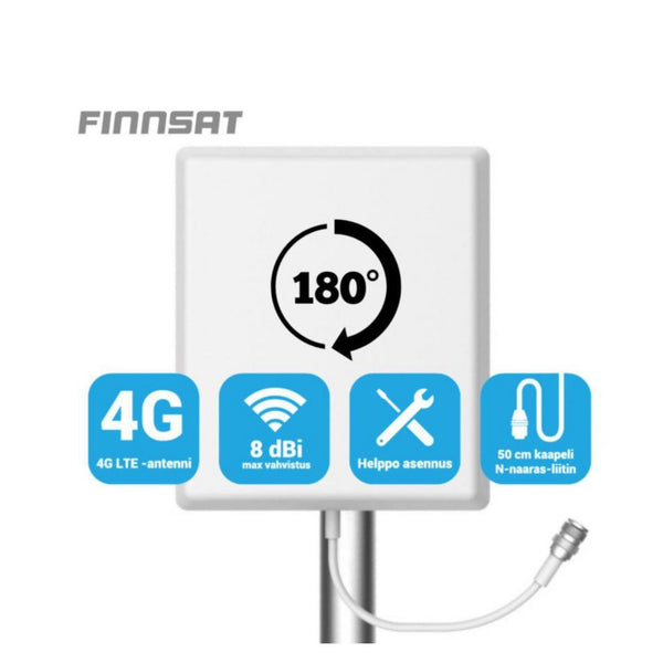 Antenni Finnsat 3G/4G/Gsm Paneeli 50Cm Nf [7550630] |