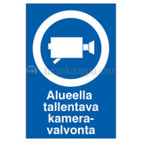 Merkintäkilpi Swm Tallent. Kamerav.. 200X300 Mu [6474940] |