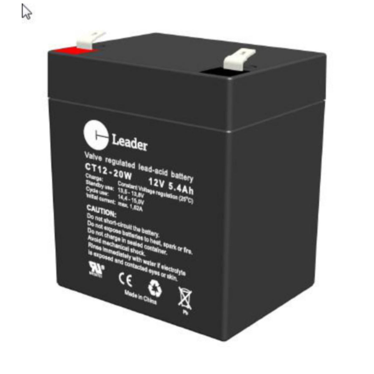 Akku Lyijy Suljettu Ct12 - 20W 12V/5.4Ah (C20) T2 [8745041] |
