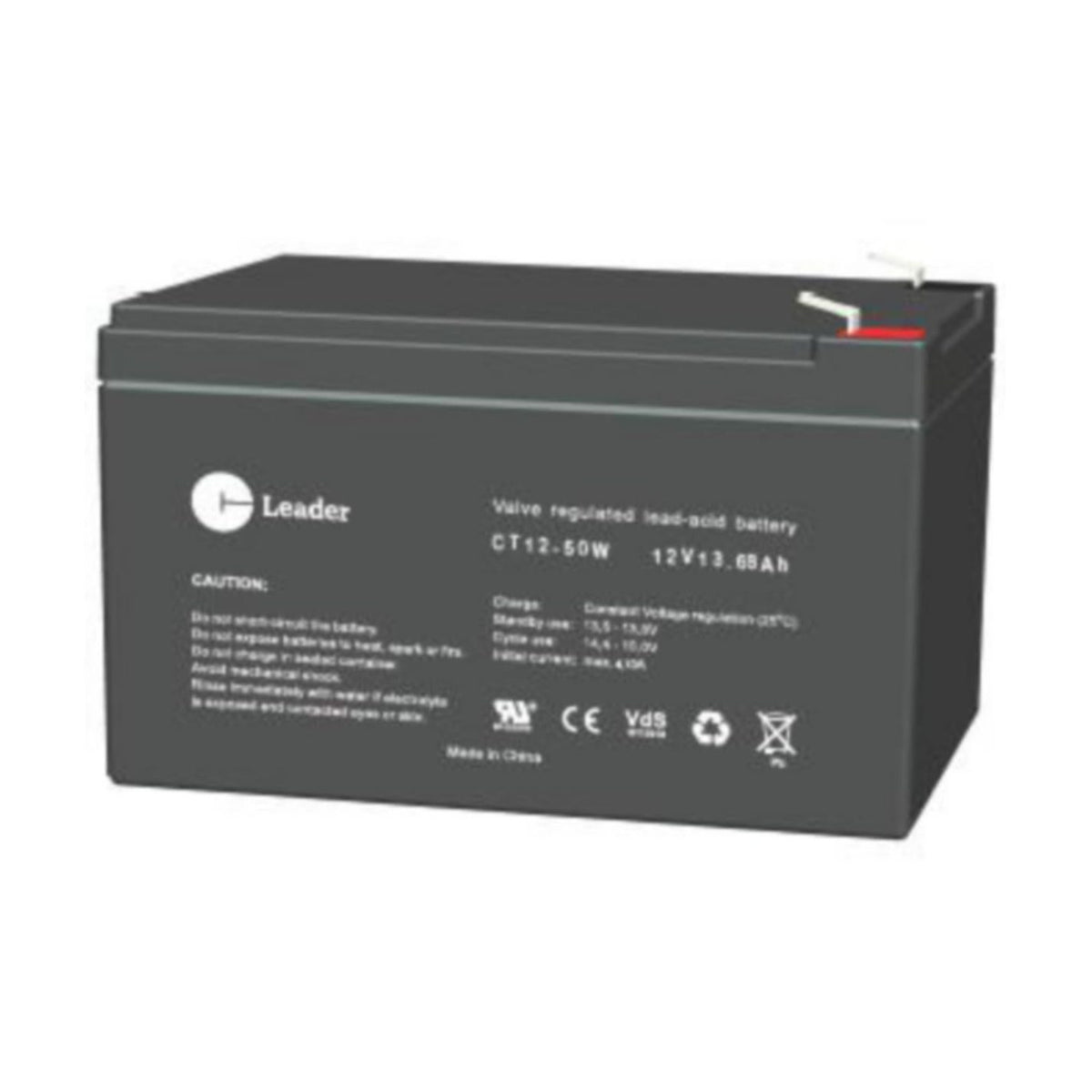 Akku Lyijy Suljettu Ct12 - 50W 12V/13.6Ah (C20) T2 [8745045] |