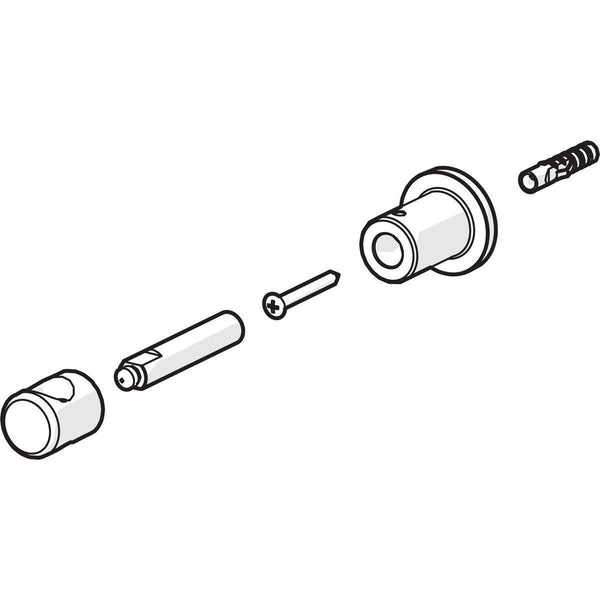 Suihkuputken Pidike Oras 1001314V - 33 Nova Musta [6510298] |