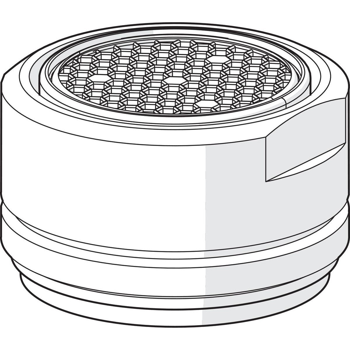 Poresuutin Oras 1006601V - 33 Optima M24X1 Musta [6510302] |