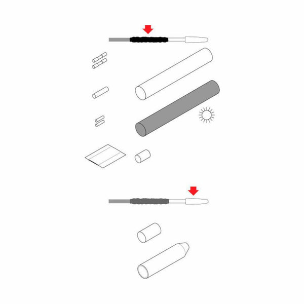 Jatkos/Loppupäätepakk. Raychem Jlp Etl - 10 Ja T2Red [0430991] |