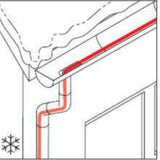 Lämpökaapeli Raychem Frostop Black Itse 28W/M 16W/M [0431118] |