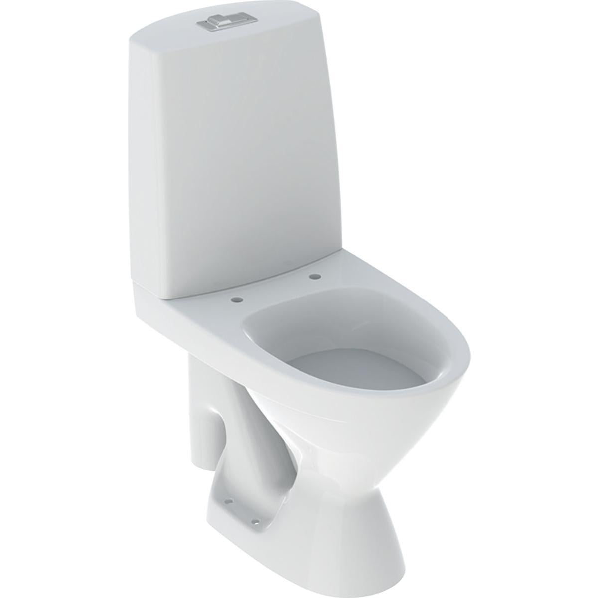 WC-istuin Ido Seven D 13 iso jalka kiinnitysrei'illä ilman istuinkantta, yksitoiminen huuhtelu [5650113]