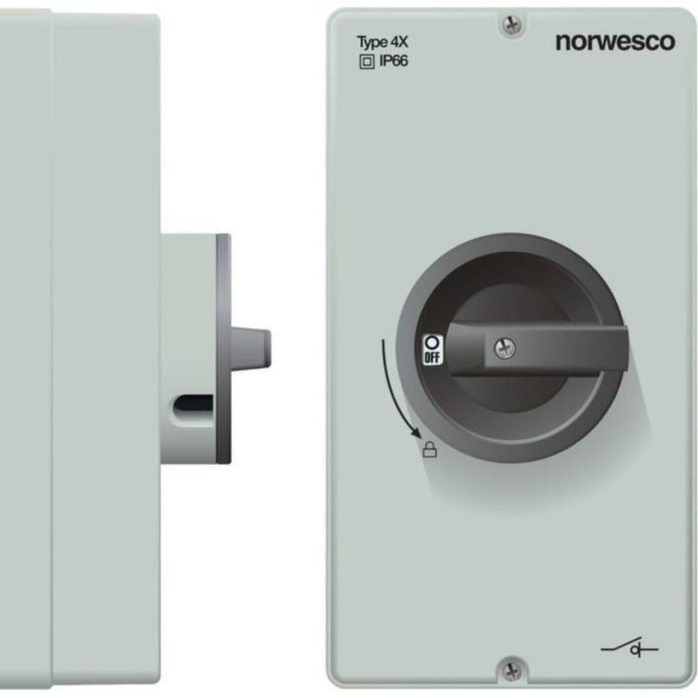 Turvakytkin Väännin Norwesco Dcm 425. Dc. 4X25A. 1500V.Ip66 [3605236] |