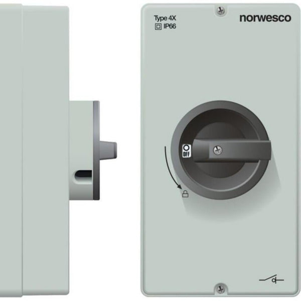 Turvakytkin Väännin Norwesco Dcm 425. Dc. 4X25A. 1500V.Ip66 [3605236] |