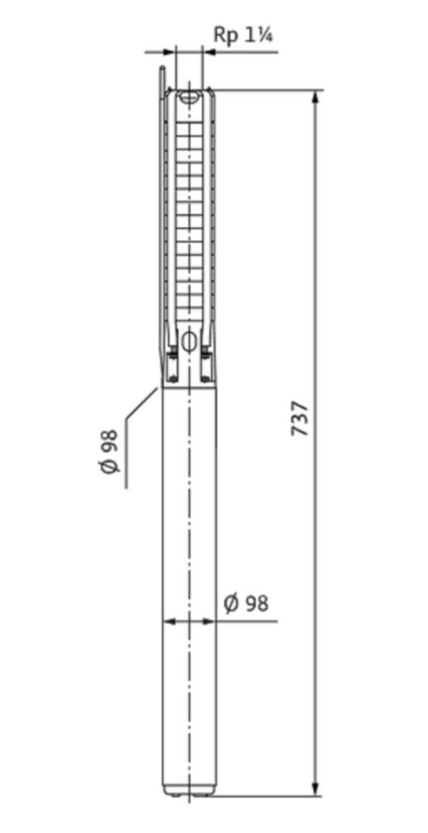 Pumppupaketti Porakaivo Wilo Twi 4.01-14 Rst 30-50 1-V [4758103]