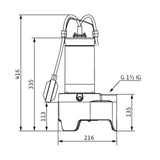 Jätevesipumppu (Harmaa Vesi) Wilo Rexa Mini3 [4821996] |