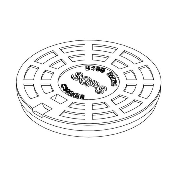 Päällyskansi PAM Muovikaivolle 300 Mm D400 [3362156] |