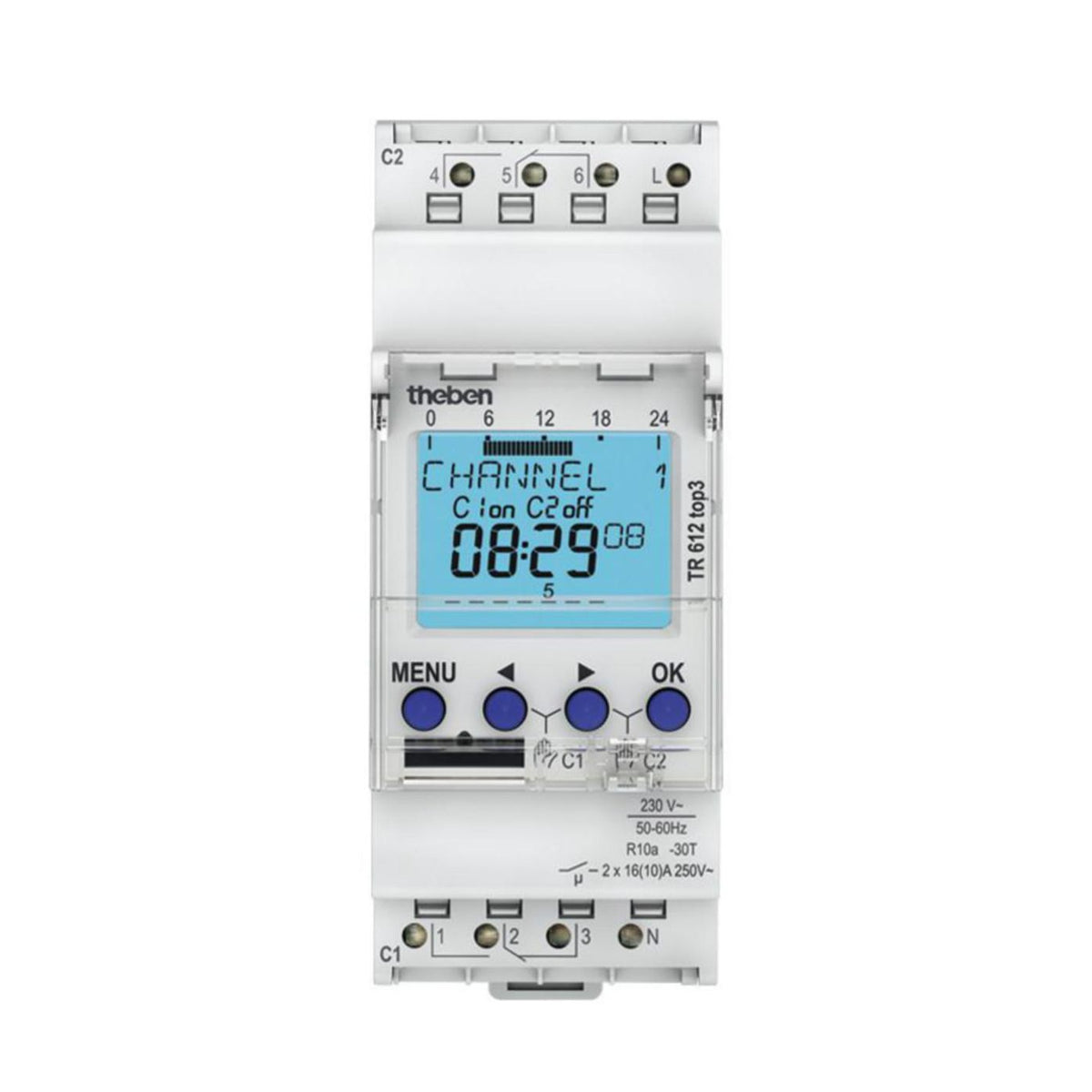 Kellokytkin Digitaaline Theben Tr 612 Top3 [2606613] |