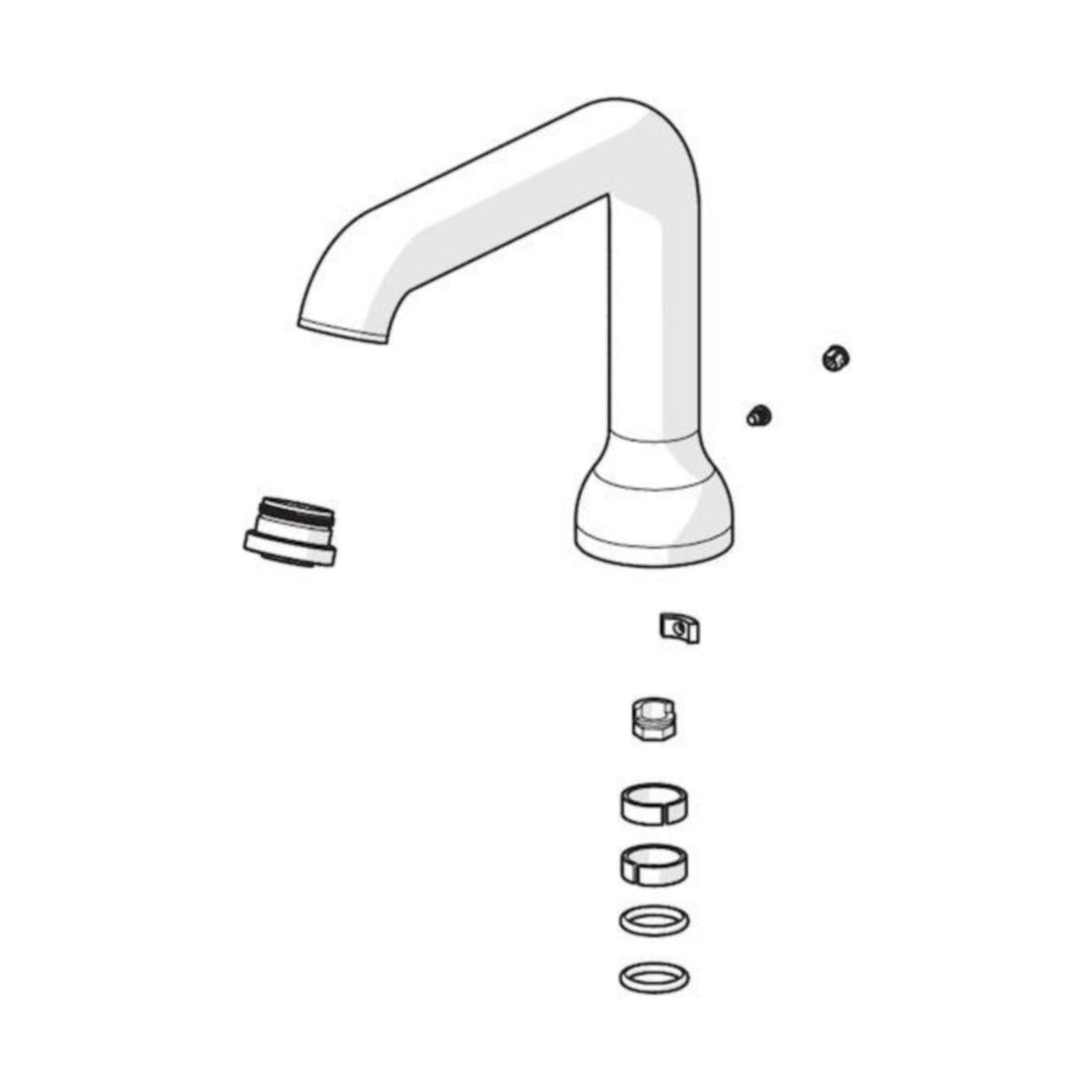 Juoksuputki Oras 1012339V Optima Korkea 6510300