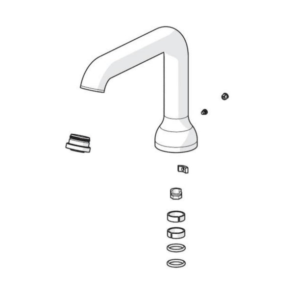 Juoksuputki Oras 1012339V Optima Korkea 6510300