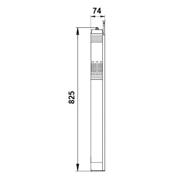 Porakaivopumppu Grundfos SQE 2-85 + 80 M 3" [4762529]