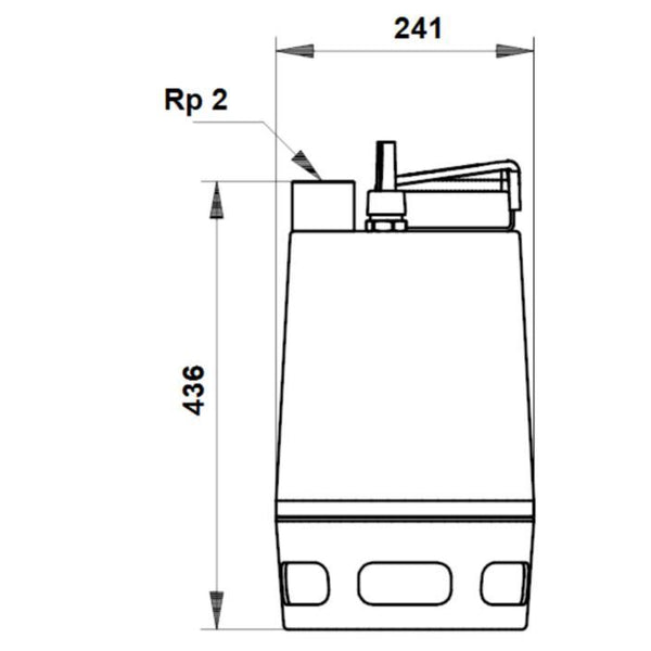 Tyhjennyspumppu Grundfos Unilift AP 50 AP50.50.08.3.V [4822584]
