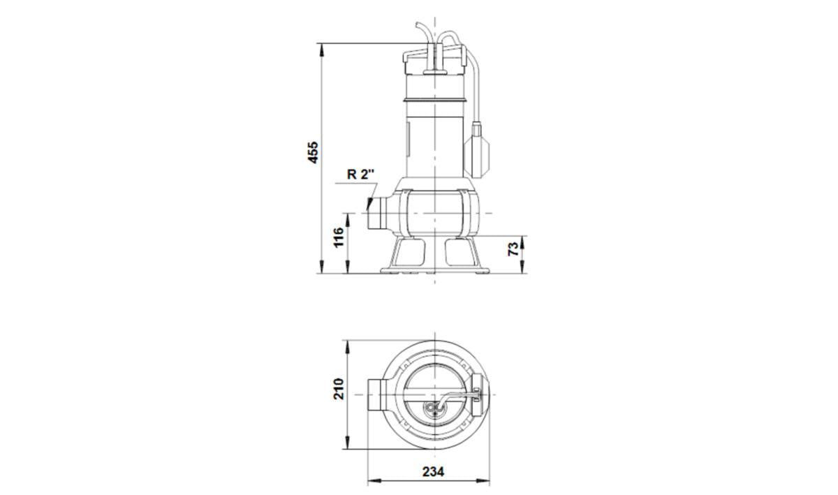 Tyhjennyspumppu Unilift Ap50B.50.11.A1.V 4822590