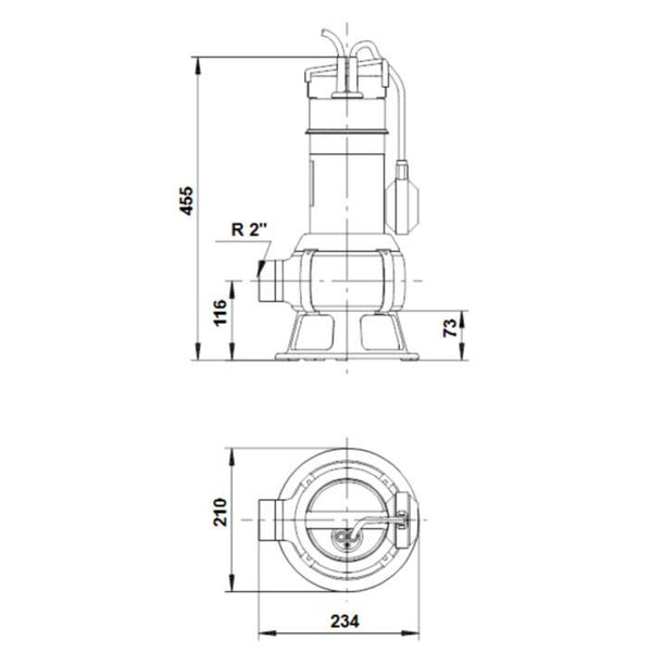 Tyhjennyspumppu Unilift Ap50B.50.11.A1.V 4822590