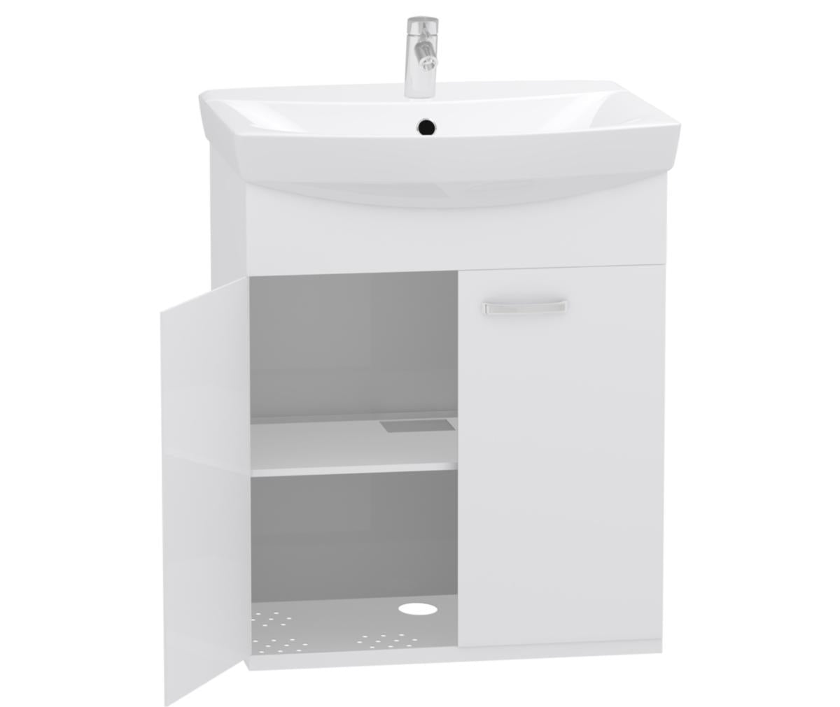 Allaskaappi V2410 Polaria Carina 500 valkoinen [6045122]