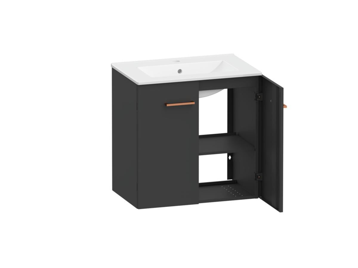 Allaskaappi V2596 Polaria Stila 600 harmaa [6045318]
