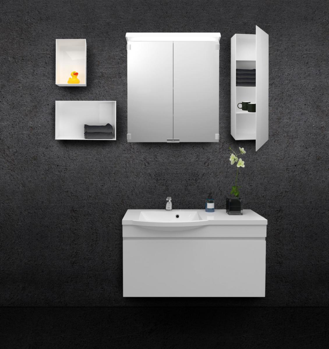 Allaskaappi V2631 Polaria Laval 900 valkoinen vasen 6045192