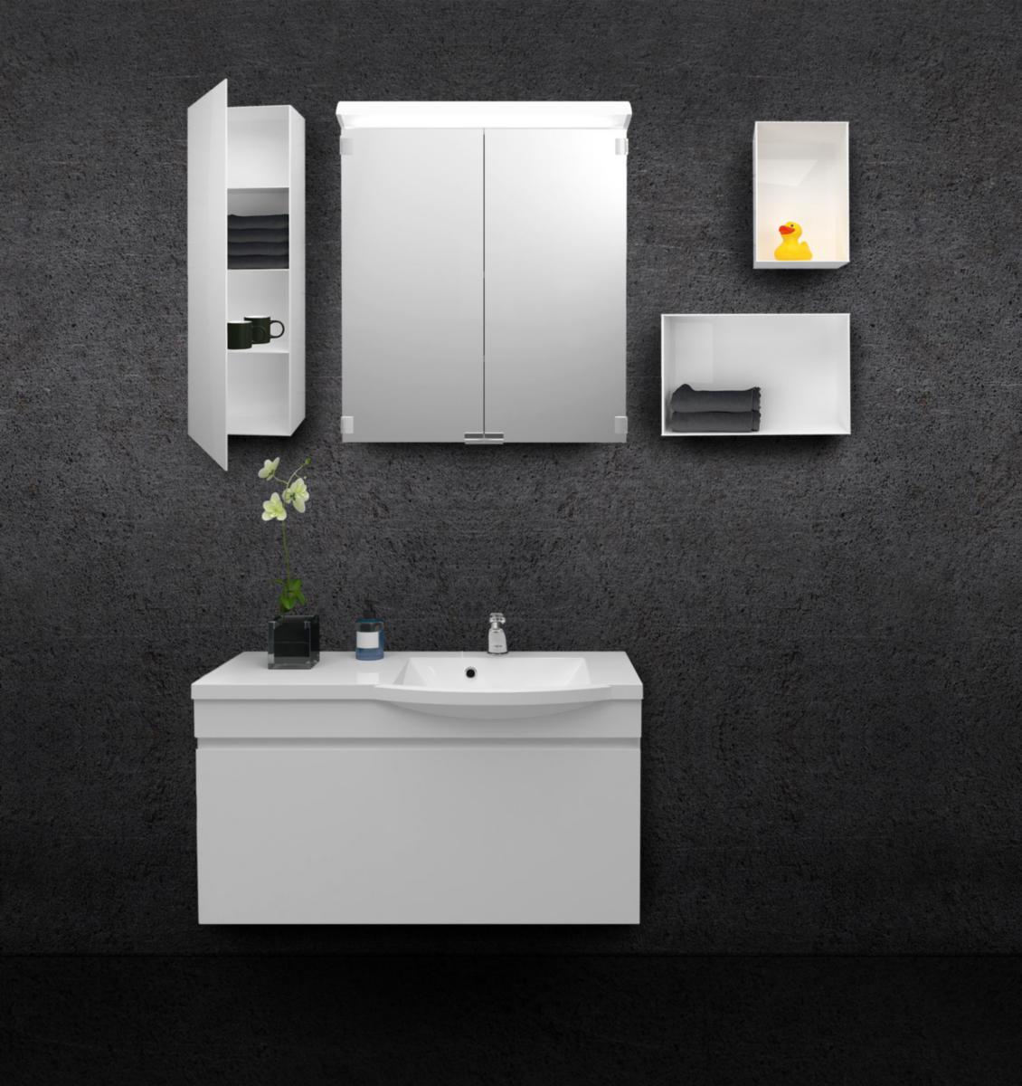 Allaskaappi V2632 Polaria Laval 900 valkoinen oikea 6045193