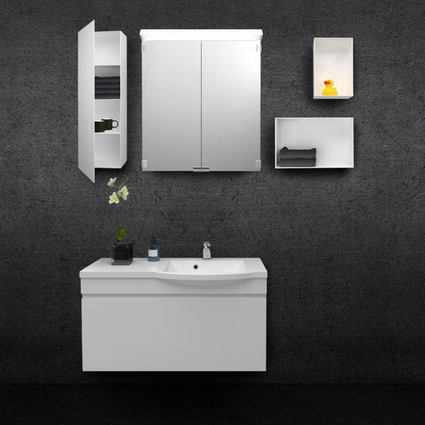 Allaskaappi V2632 Polaria Laval 900 valkoinen oikea 6045193