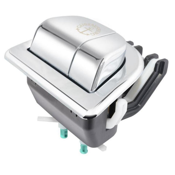 WC - huuhtelupainike Gustavsberg Nautic 2 - huuhtelu, täydellinen, kromi [5732004] | lvitarvikkeet.fi