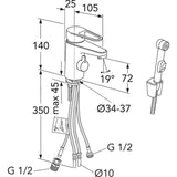Pesuallashana PKV uusi Nautic bidesuihkulla GB41216187 6170062