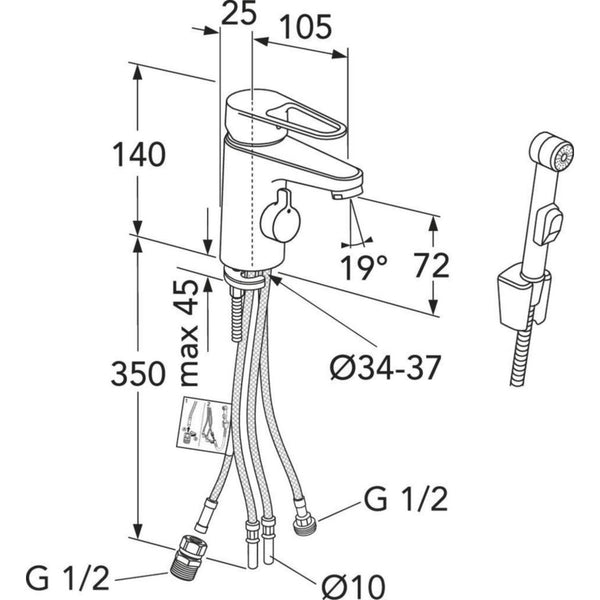 Pesuallashana PKV uusi Nautic bidesuihkulla GB41216187 6170062