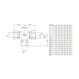 Puserrus T-Liitin Vatette 28 Mm 0371500 1557529