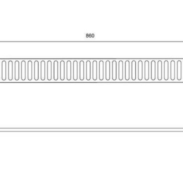 Ritilä 1602.0900 Unidrain Classic Line 1602 Column 900mm harjattu [3307585]