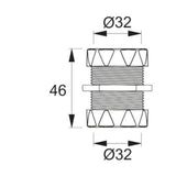 Kierreliitin Purus Pp 32X32 Mm 10 kpl [2486802] |