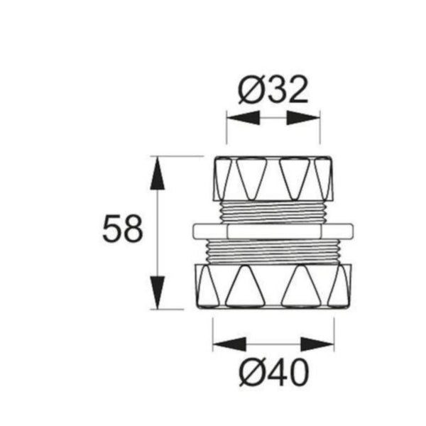 Kierreliitin Purus Pp 40X32 Mm 10 kpl [2486803] |